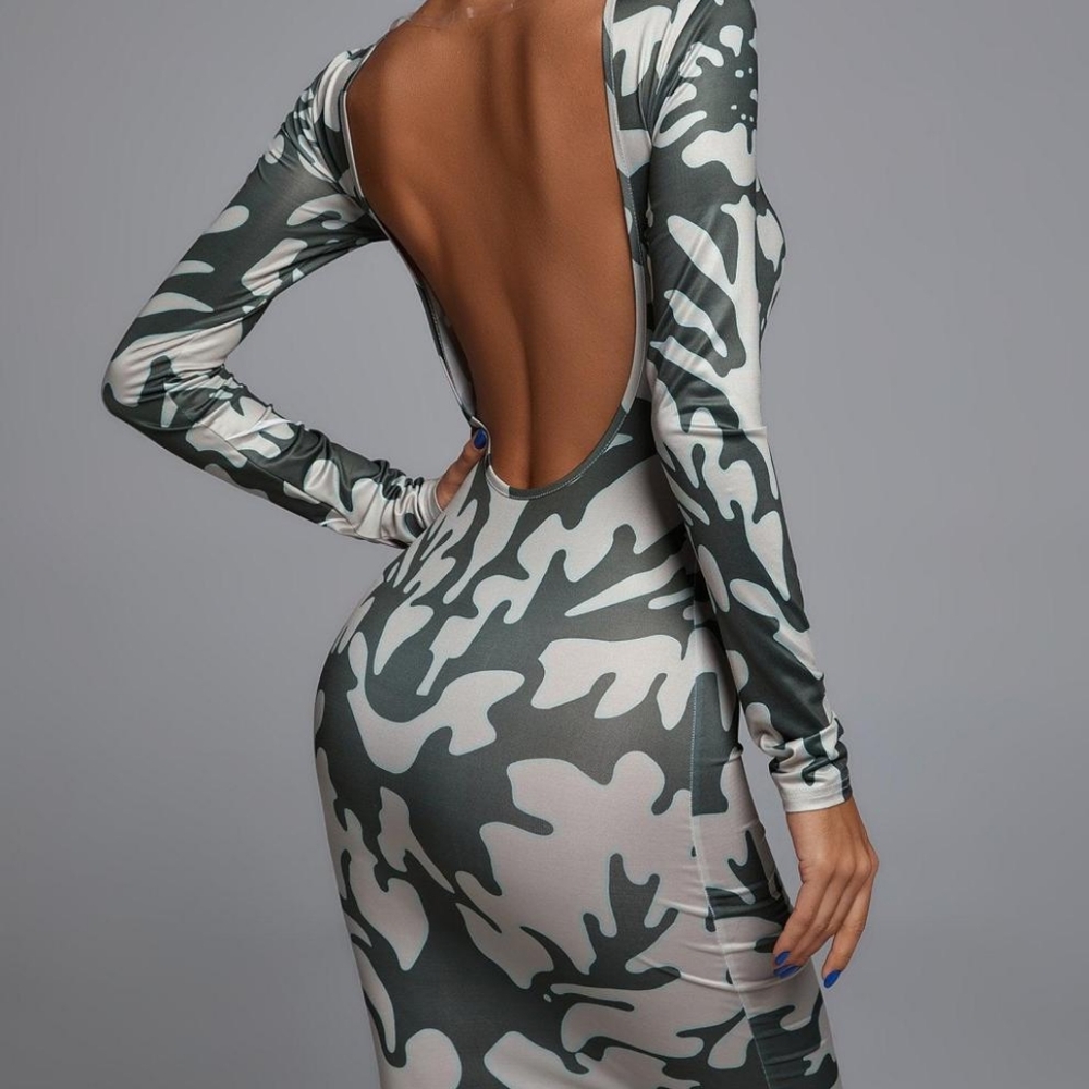 Bella Barnett - Malia Open-Back Fitted Dress